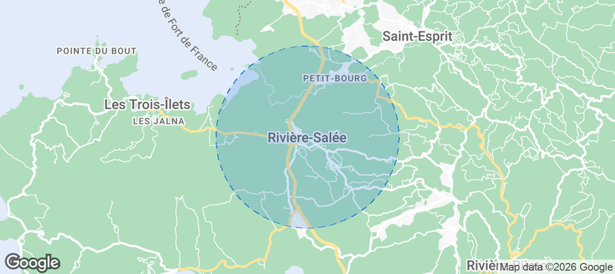 Rivière-Salée Airbnb map